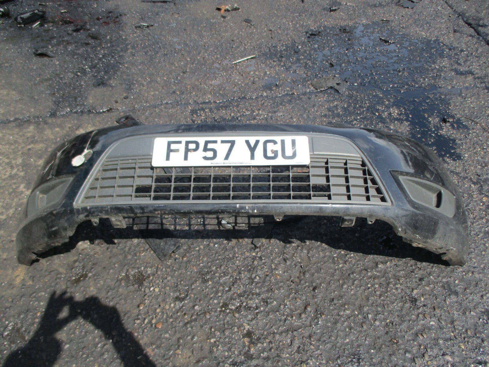 FORD MONDEO MK4 2007 PREFACELIFT FRONT BUMPER BLACK