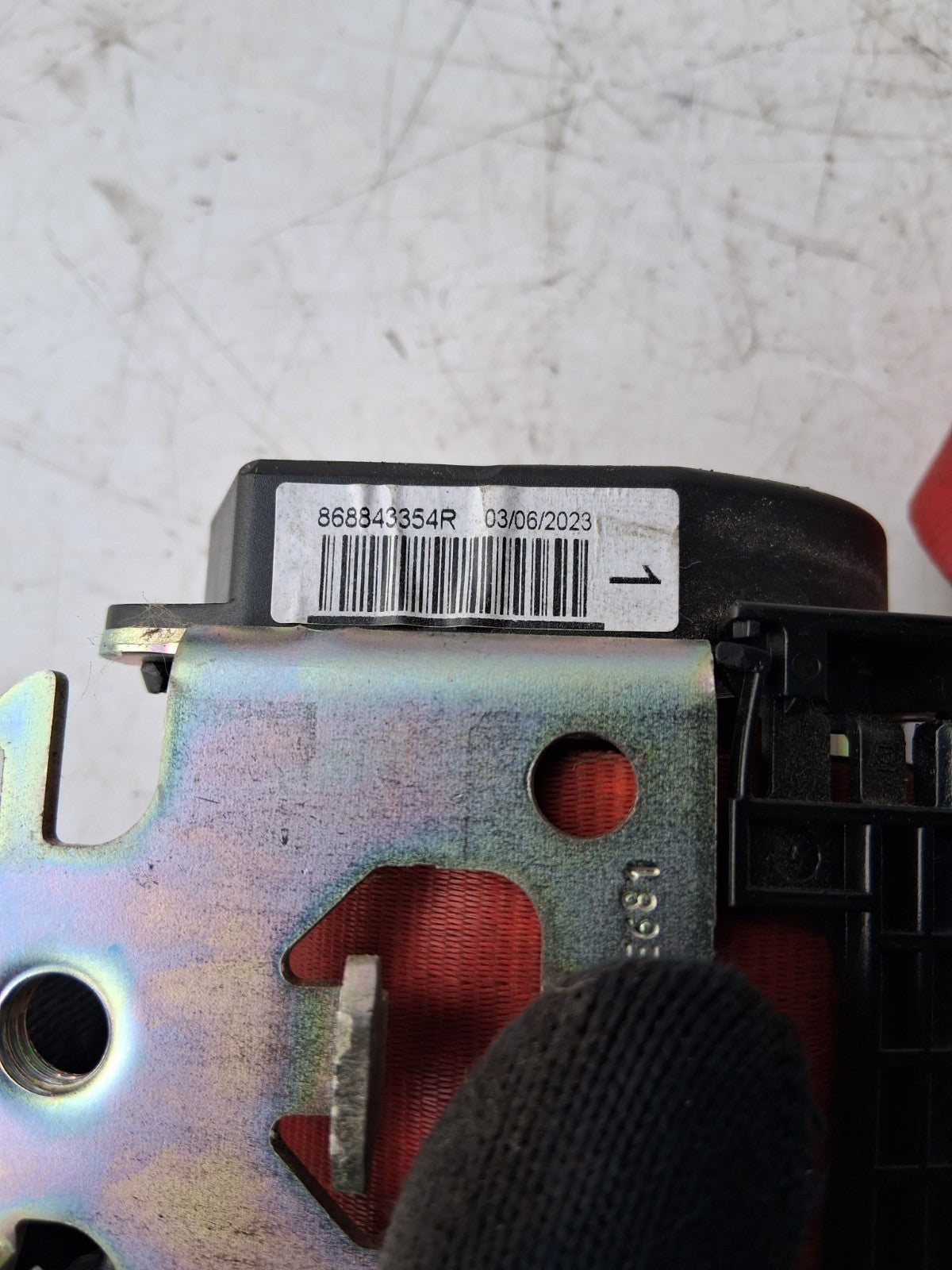 2023 RENAULT MASTER MK3 OSF FRONT DRIVER RIGHT OFF SIDE SEAT BELT 868843354R