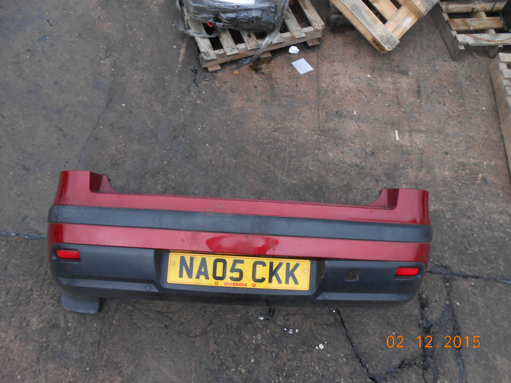 CITROEN C5 2005 FACELIFT COMPLETE REAR BUMPER KKQD ROUGE PROFOND MICA RED