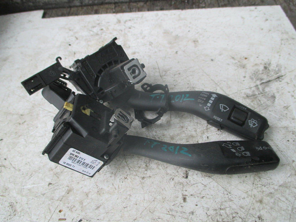 AUDI TT MK2 2012 WIPER INDICATOR STALKS SWITCH 8P0953513E 8P0953519G