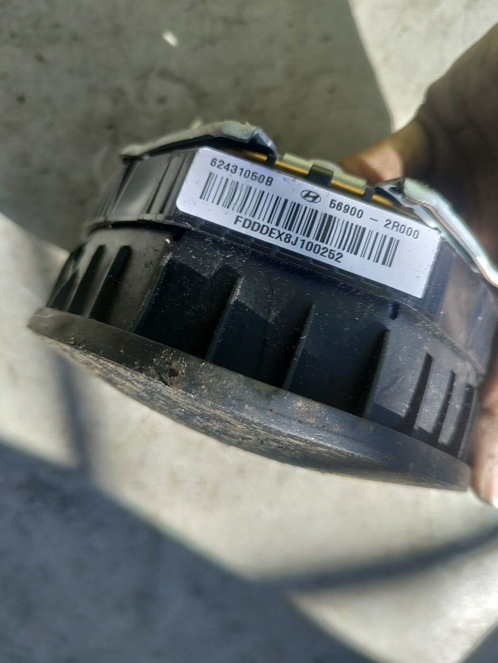 HYUNDAI I30 MK1 2009 OSF DRIVER SIDE FRONT STEERING WHEEL AIRBAG 569002R000