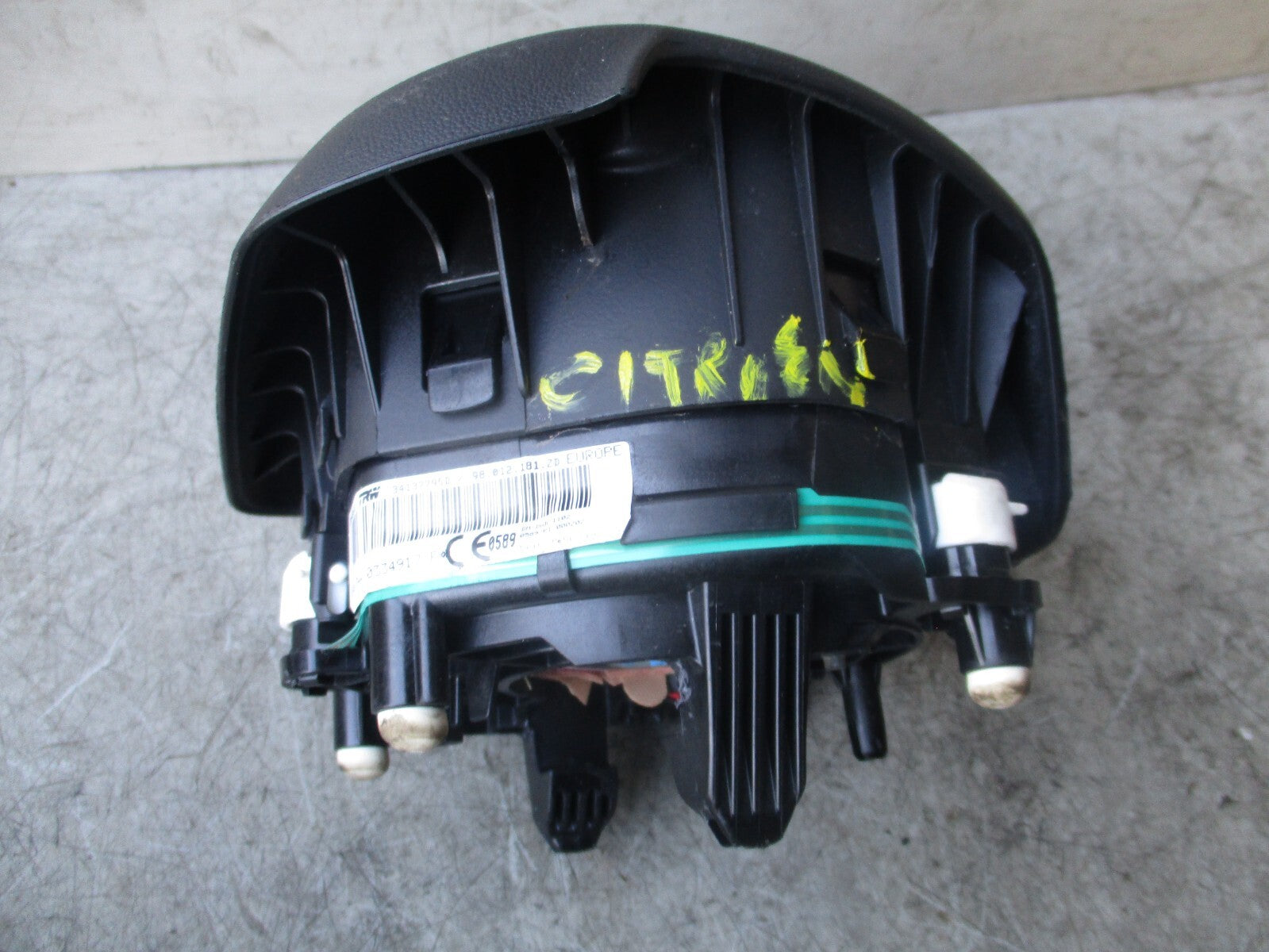 2019 CITROEN C4 CACTUS STEERING WHEEL AIRBAG 98012181ZD