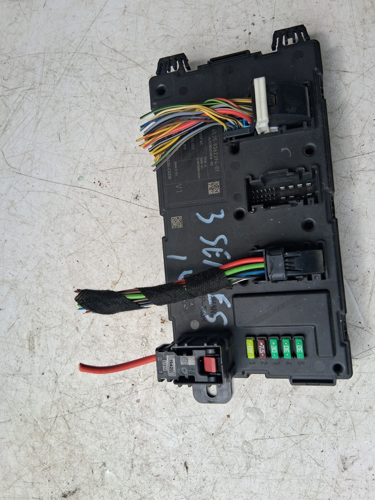 2014 BMW 3 SERIES F31 F30 BCM BODY CONTROL MODULE 9362394