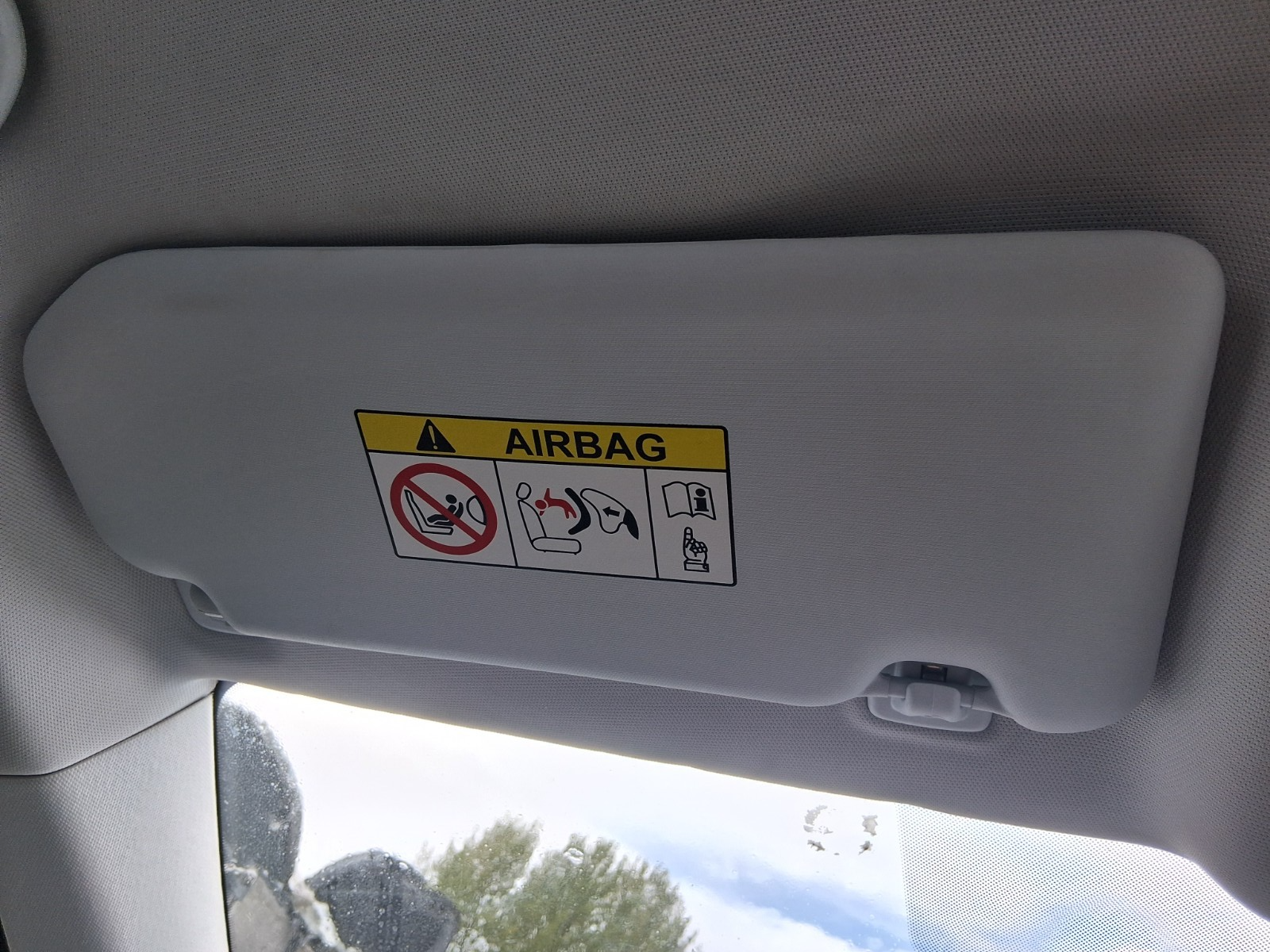 2015 PEUGEOT 308 MK2 ESTATE NSF PASSENGER SIDE FRONT LEFT SUN VISOR SHADE