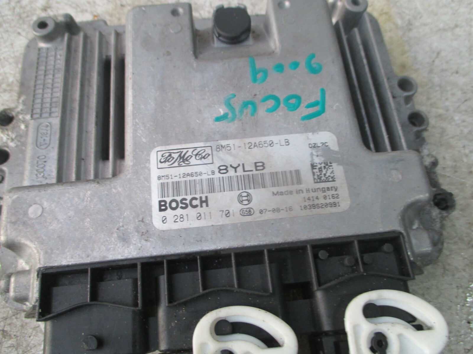 FORD FOCUS MK2 2009 1.6 TDCI DIESEL ECU ENGINE CONTROL MODULE ECU 8M512A650LB