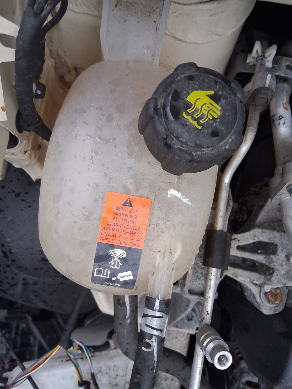 2018 NISSAN MICRA K14 1.5 DIESEL COOLANT WATER EXPANSION OVERFLOW TANK