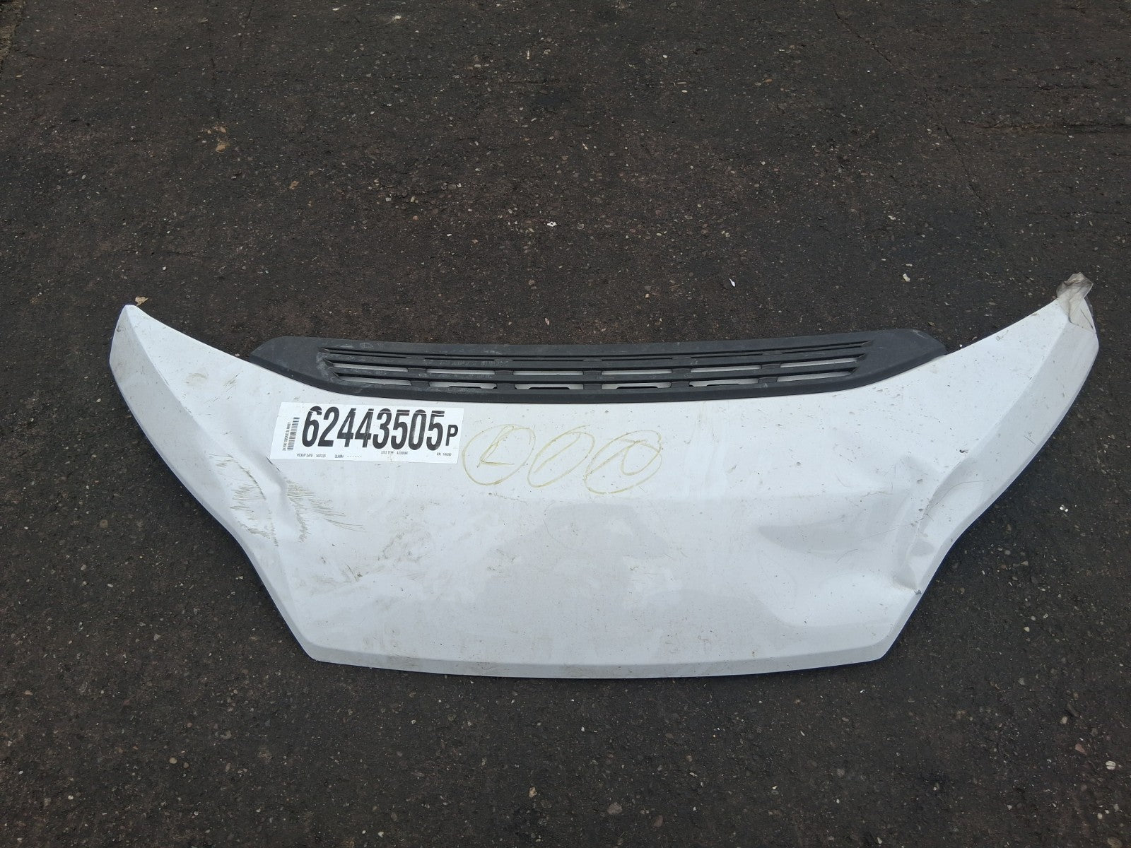 2024 FIAT DUCATO MK3 FRONT BONNET HOOD PANEL WHITE DAMAGED