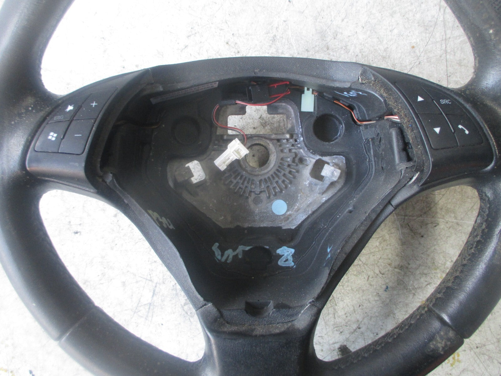 2008 FIAT GRANDE PUNTO MULTIFUNCTION DRIVER STEERING WHEEL