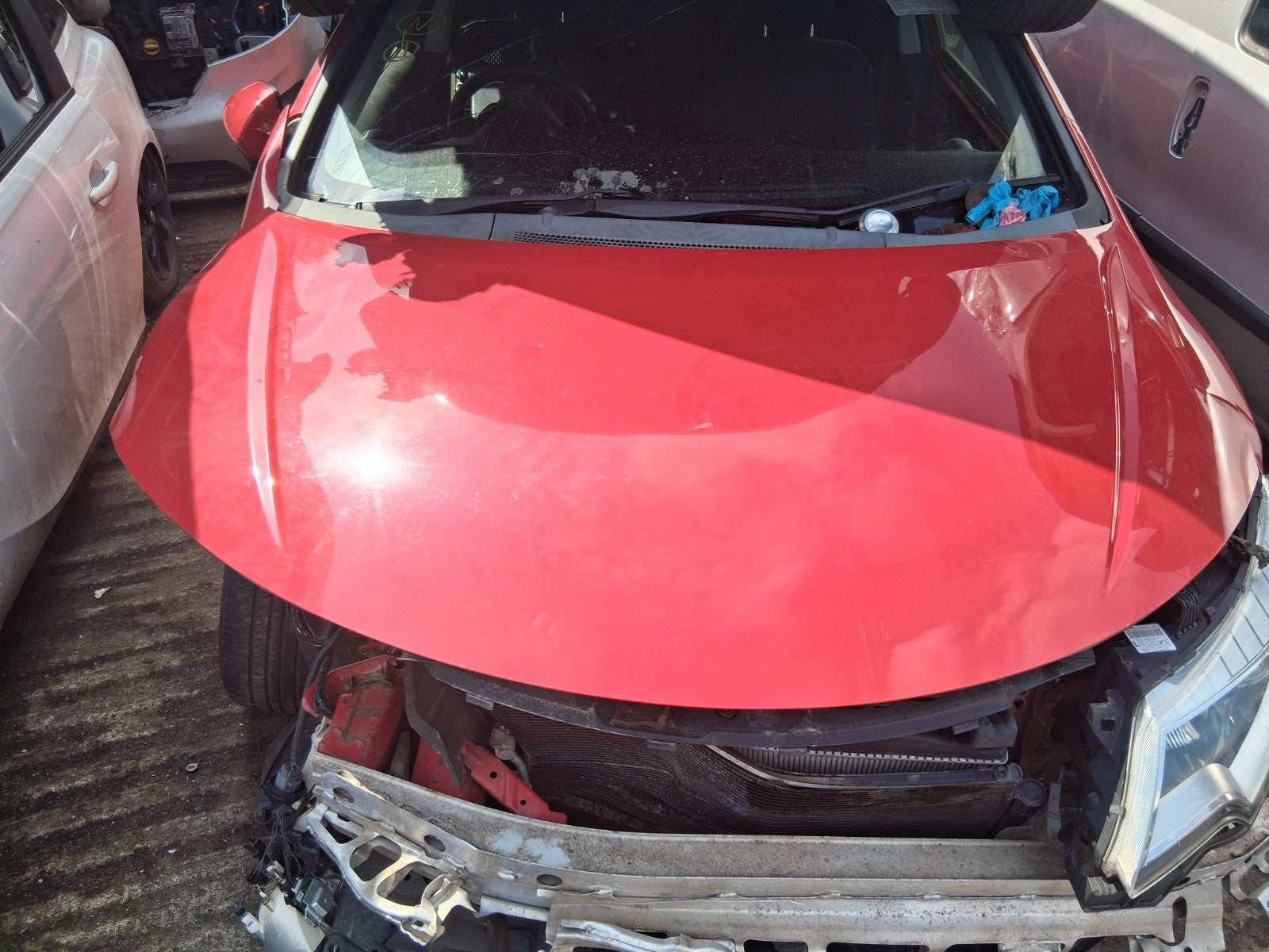 2016 HONDA CIVIC MK9 FACELIFT HATCHBACK FRONT BONNET HOOD PANEL RED R81