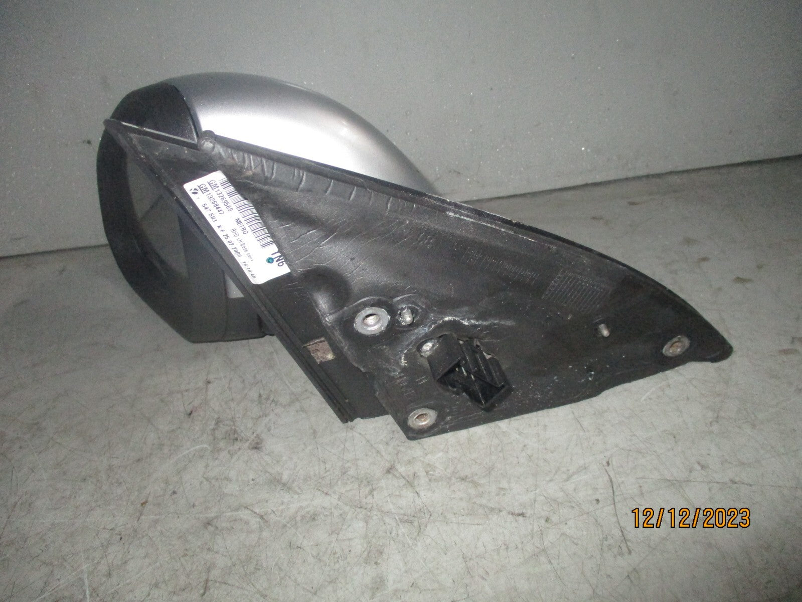 VAUXHALL INSIGNIA 2011 NSF PASSENGER SIDE FRONT WING MIRROR SILVER