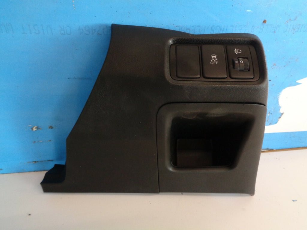 HONDA INSIGHT HYBRID MK2 2011 OSF INTERIOR DASH TRIM WITH SWITCHES 77301TM8J