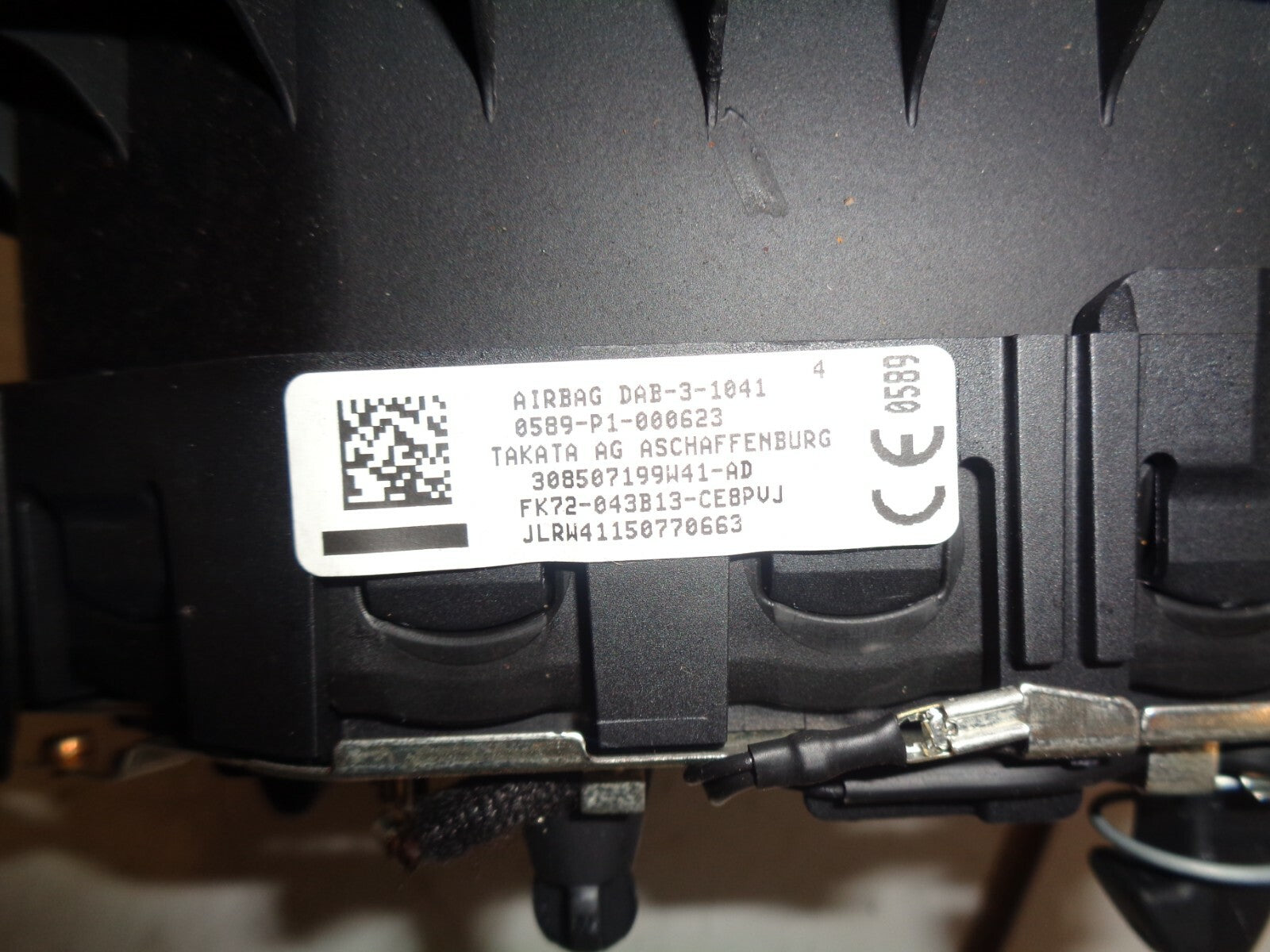 LANDROVER DISCOVERY SPORT 2017 L550 DRIVER SIDE STEERING WHEEL AIRBAG