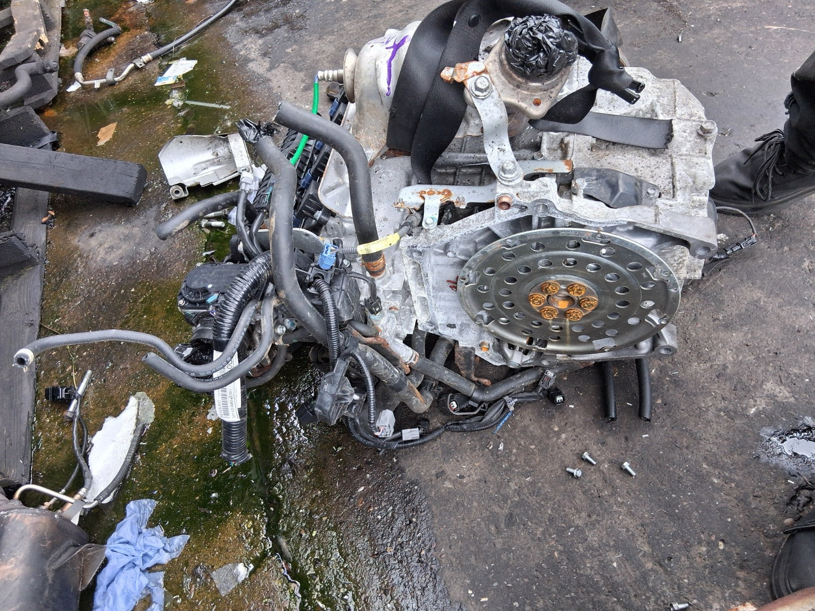2014 HONDA JAZZ MK3 1.3 PETROL COMPLETE ENGINE WITH PUMPS INJECTORS L13Z1