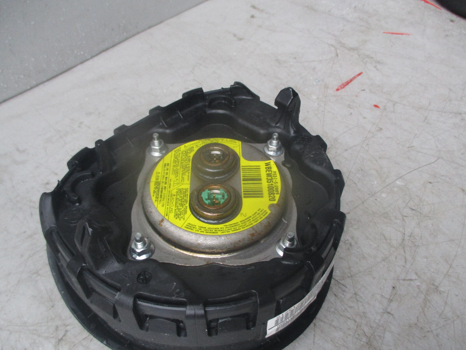 BMW 1 SERIES 2010 E87 STEERING WHEEL AIRBAG 33677051505W
