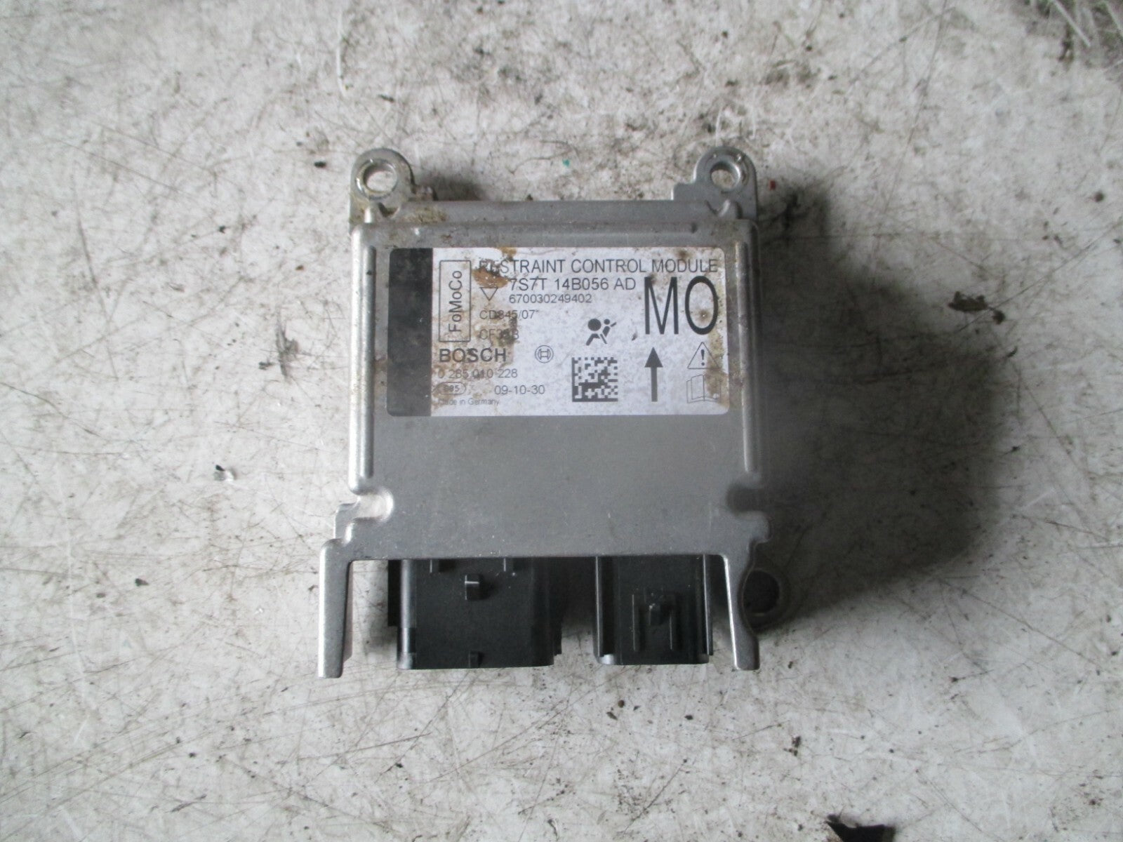 FORD MONDEO 2010 MK3 AIRBAG CONTROL MODULE 7S7T14B056
