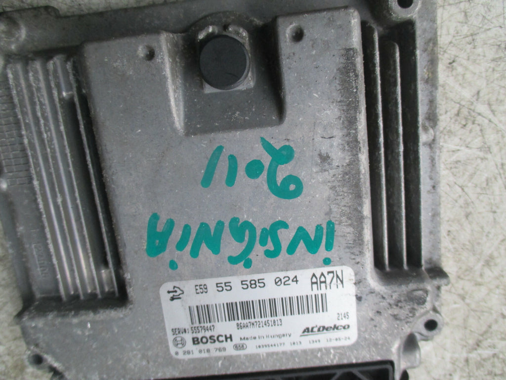 VAUXHALL INSIGNIA 2011 MK1 ENGINE CONTROL MODULE  ECU 5585024
