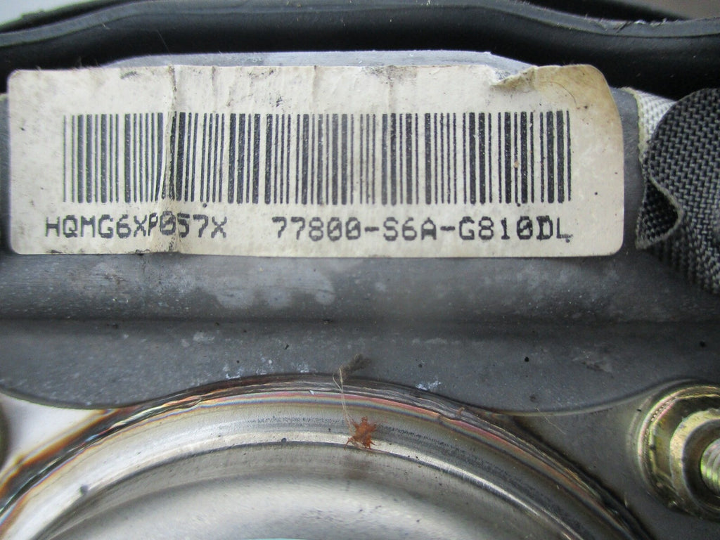HONDA CIVIC MK7 2003 STEERING WHEEL SAFETY BAG 77800 S6A G810DL
