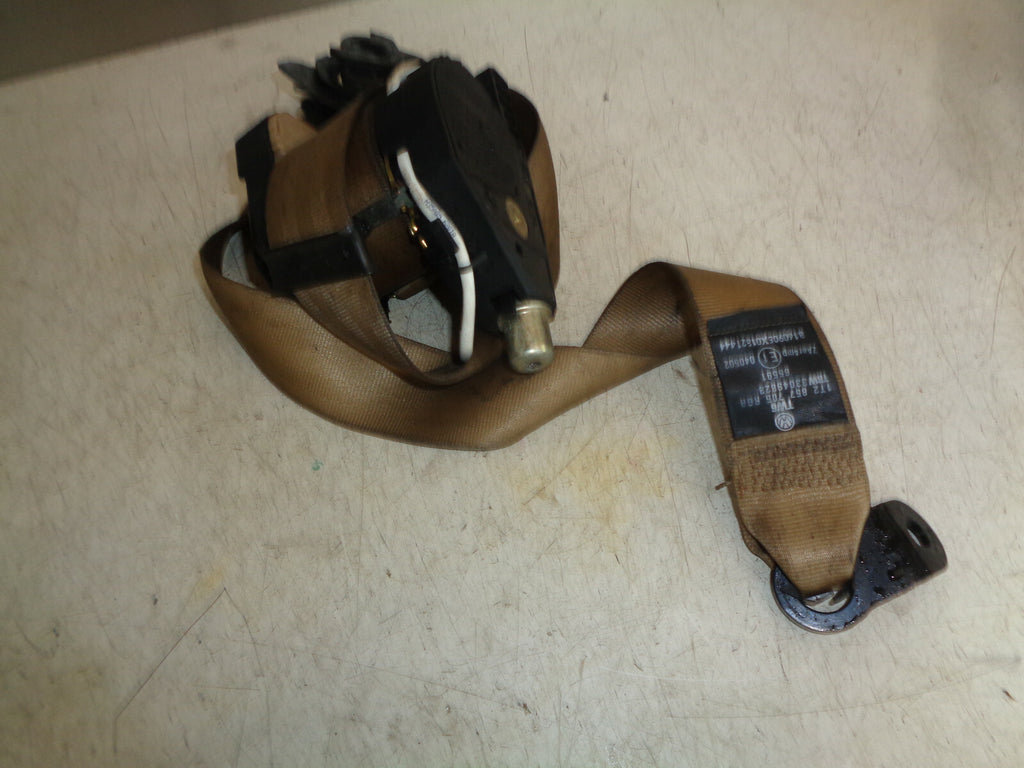 VW VOLKSWAGEN MK1 TOURAN NSF PASSENGER SIDE FRONT BEIGE SEAT BELT 1T2857705