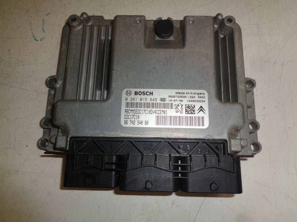 CITROEN C3 MK2 2010 1.4 DIESEL ECU ENGINE CONTROL MODULE 9674254080