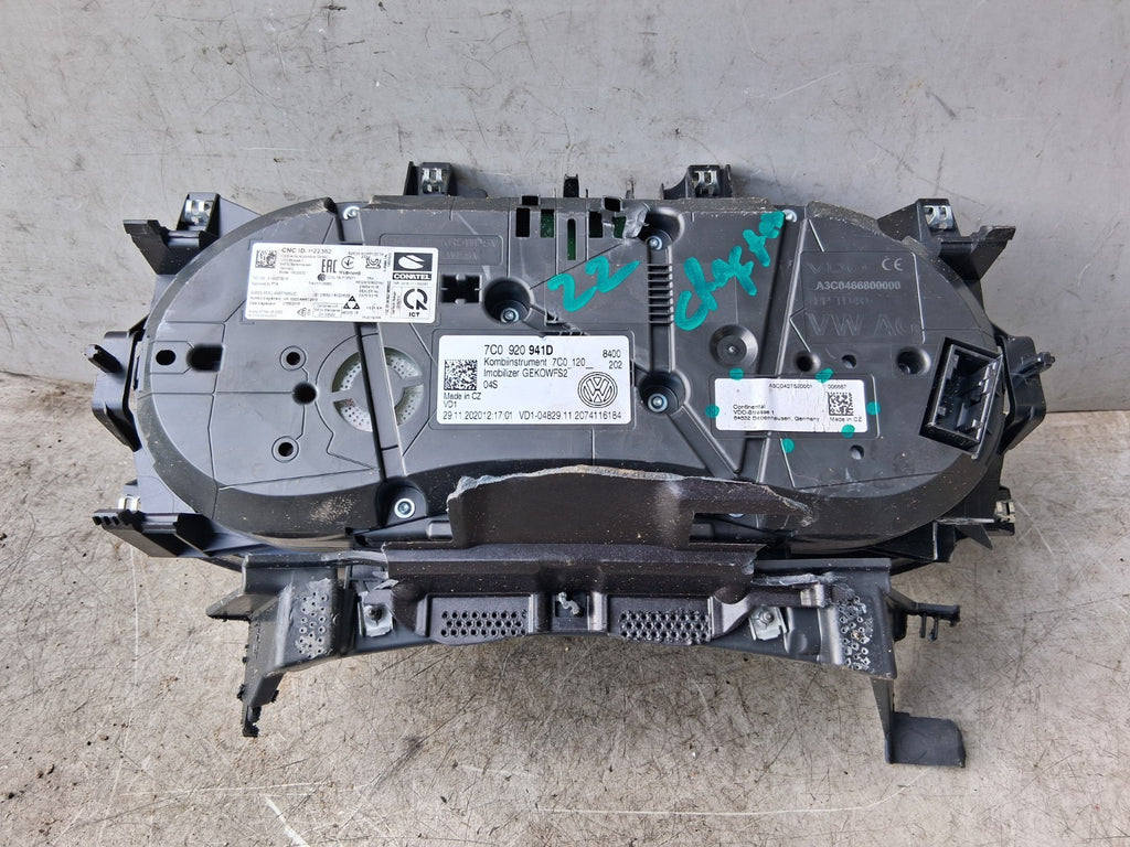 2022 VOLKSWAGEN CRAFTER MK2 2.0 DIESEL SPEEDOMETER INSTRUMENT CLUSTER 7C0920941D