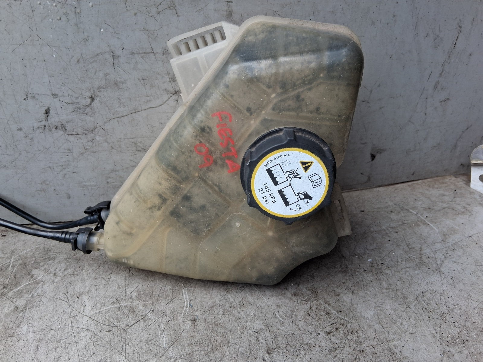 2009 FORD FIESTA MK7 1.6 PETROL WATER EXPANSION COOLANT OVERFLOW TANK 8V218K218