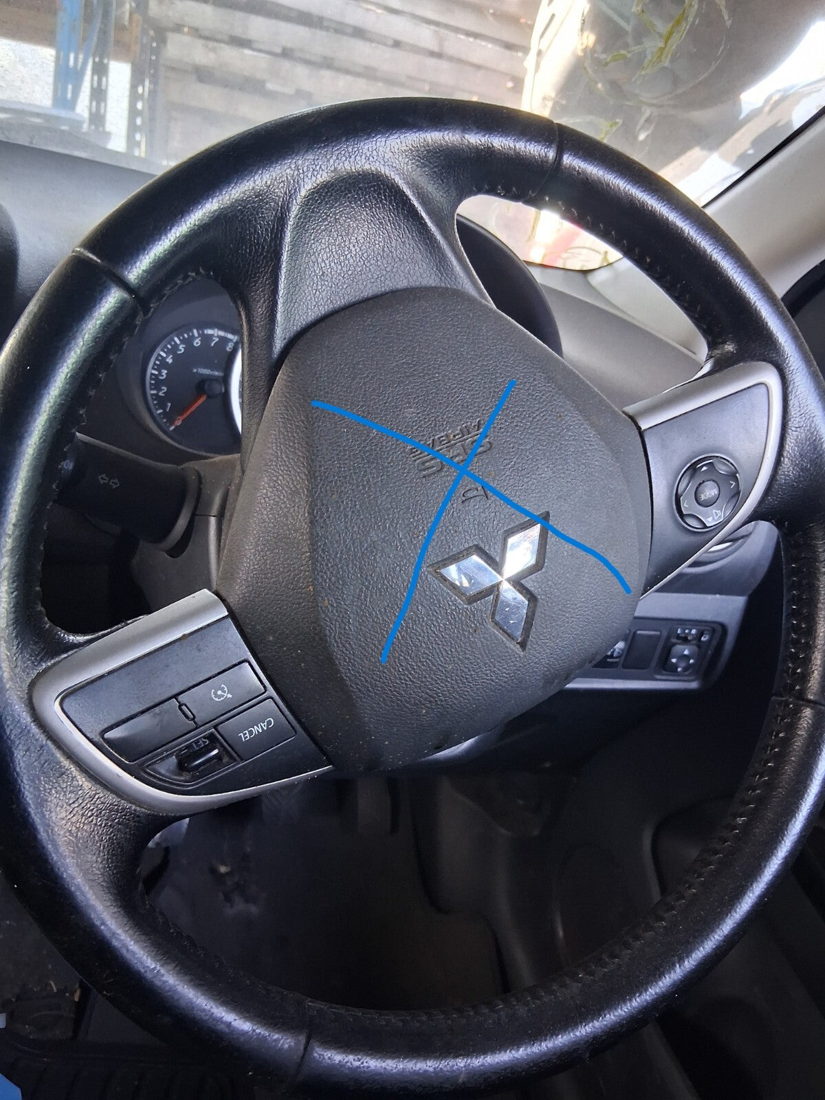 2016 MITSUBISHI MIRAGE MK6 STEERING WHEEL WITHOUT AIRBAG