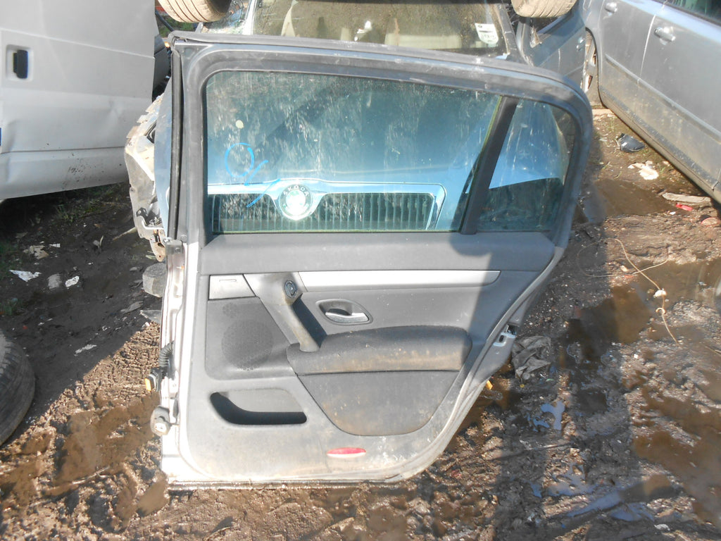 RENAULT VEL SATIS BJ0 2002 OSR DRIVER REAR DOOR COMPLETE NV603 GRIS HOLOGRAMME