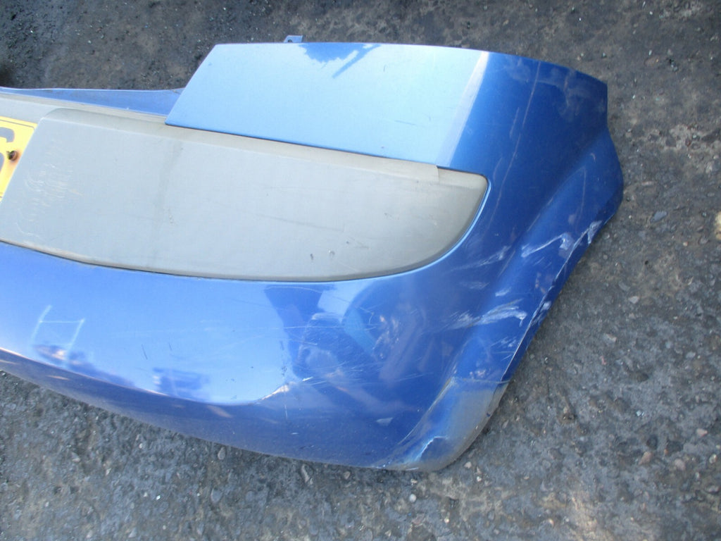 RENAULT MEGANE MK2 2007 REAR BUMPER BLUE