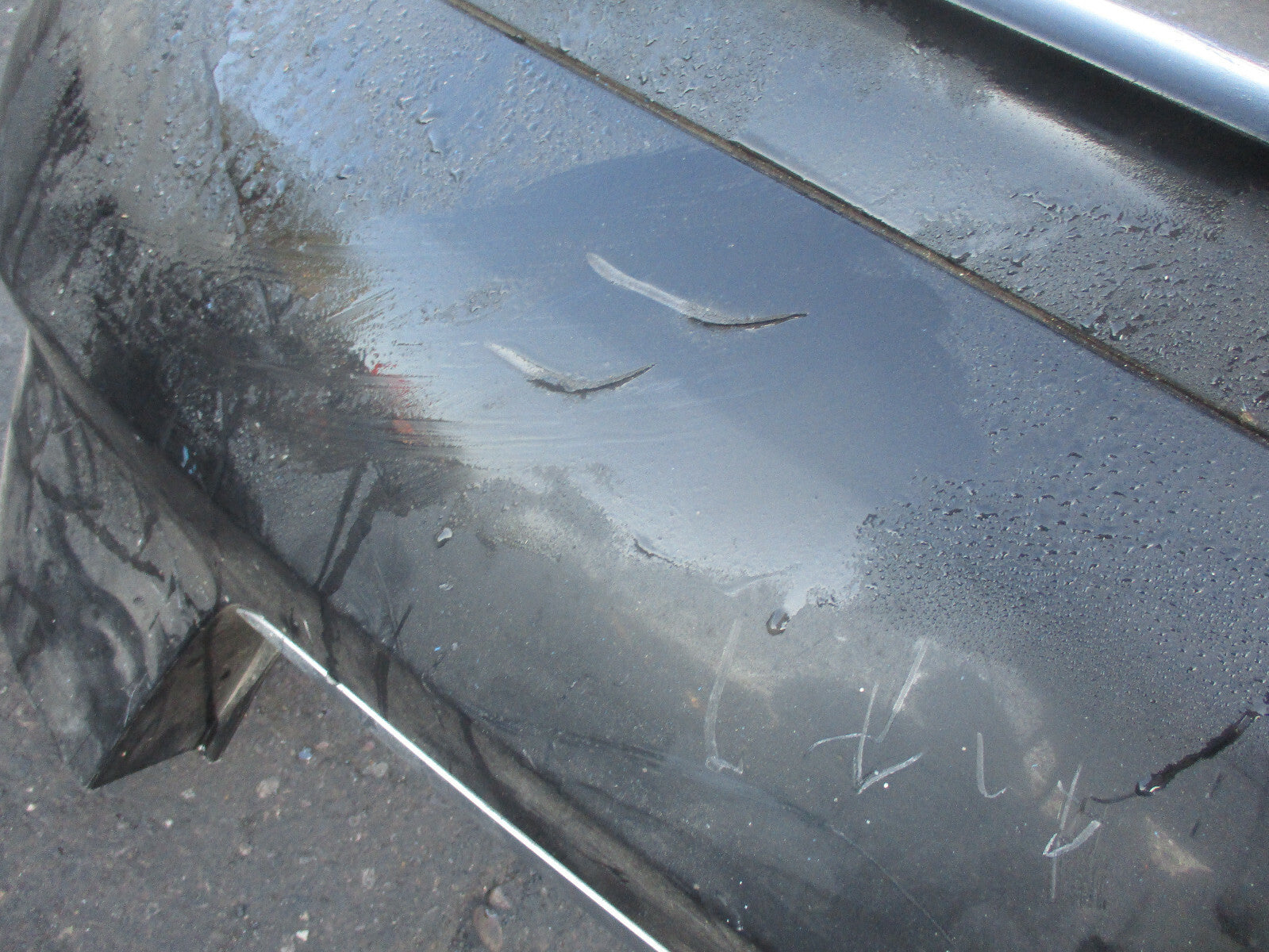 AUDI A4 B7 2006 S LINE REAR BUMPER DARK GREY