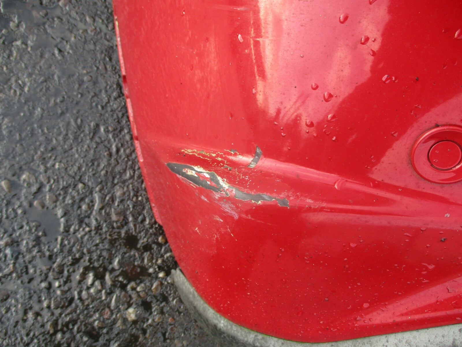 HONDA CIVIC MK8 2006 REAR BUMPER COMPLETE RED