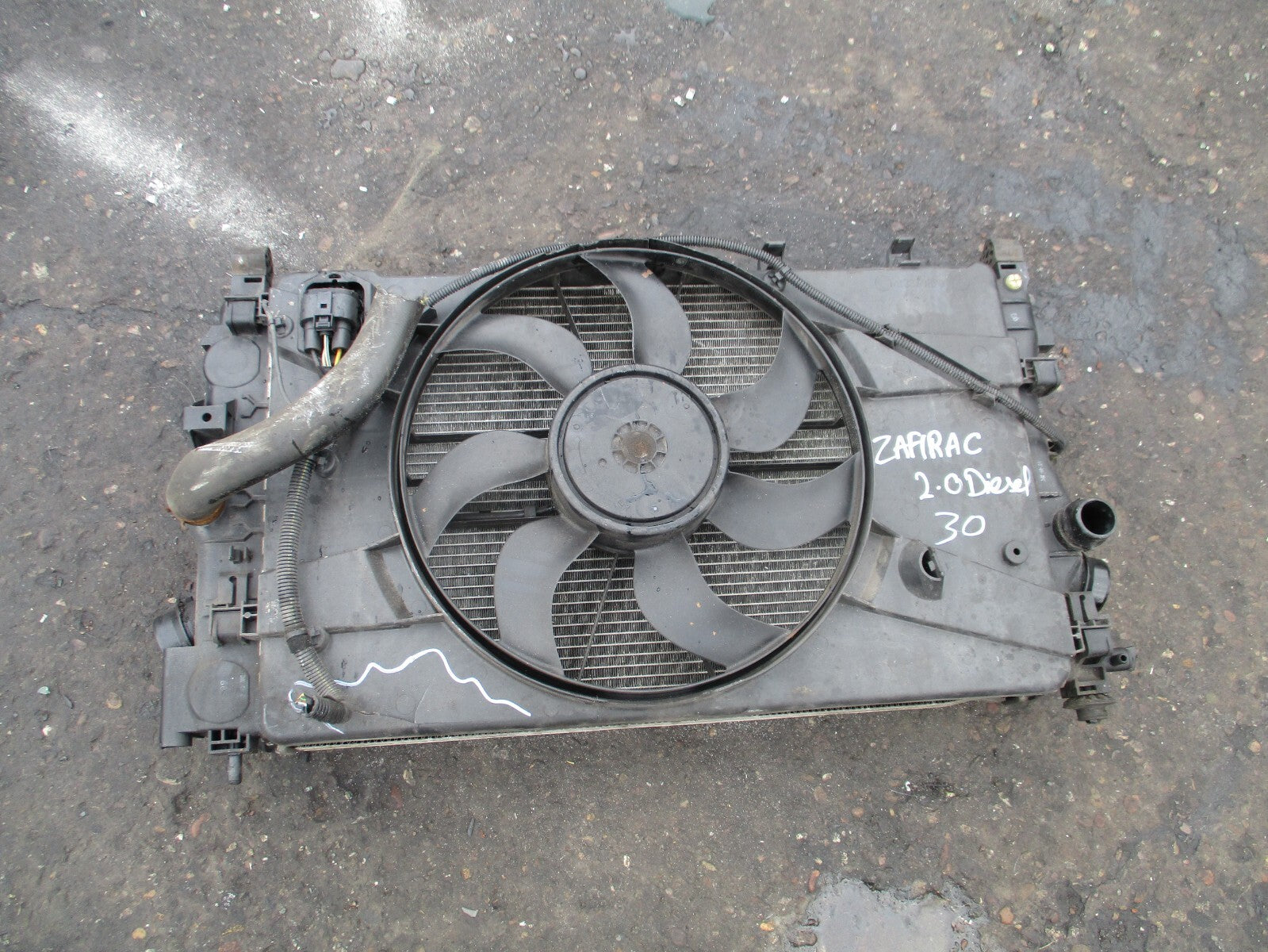 2014 VAUXHALL ASTRA J  1.7 DIESEL RADIATOR RADPACK 13267662 RP 30