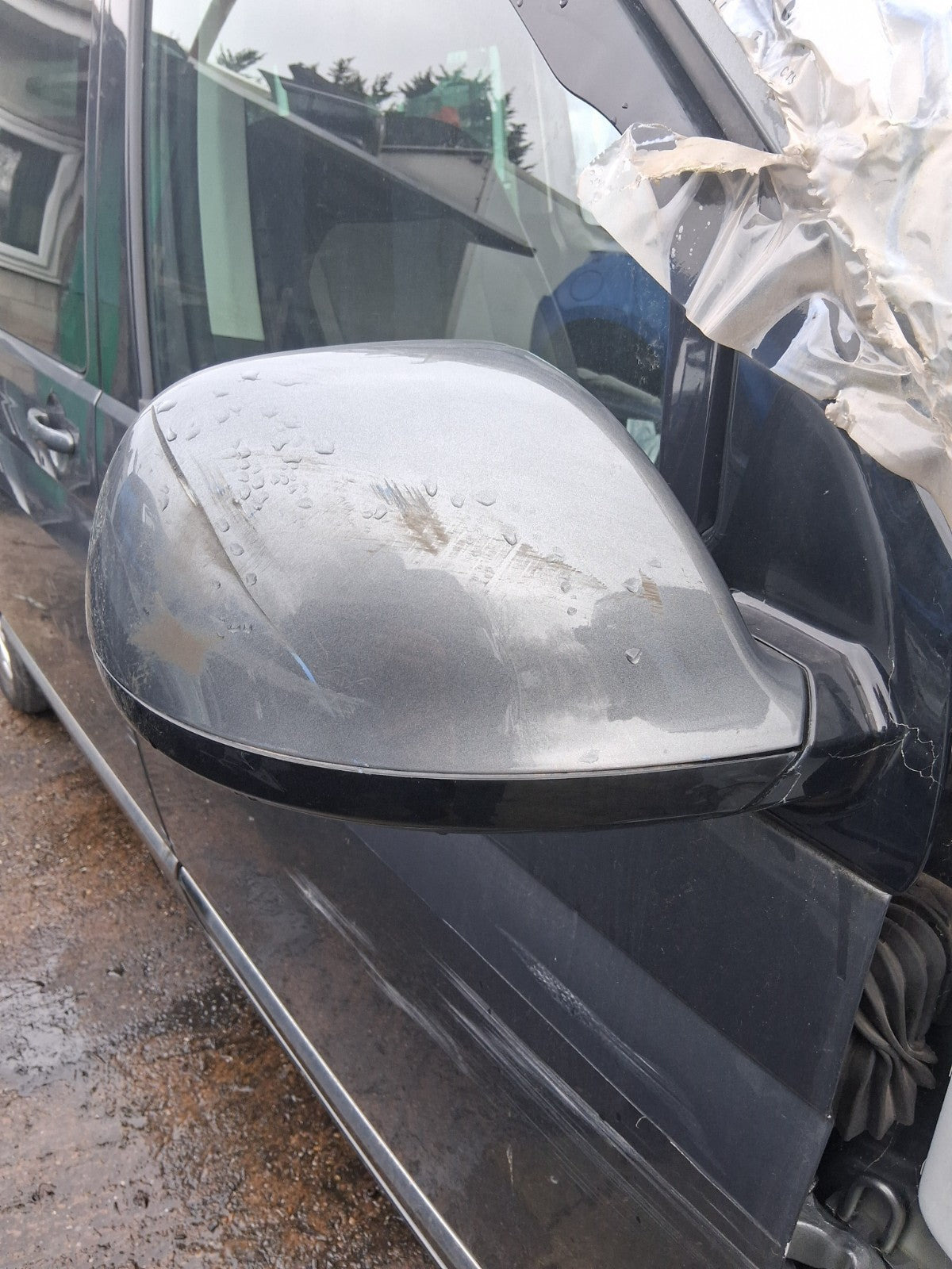 2023 VOLKSWAGEN CARAVELLE T6.1 OSF DRIVER SIDE FRONT RIGHT WING MIRROR GREY