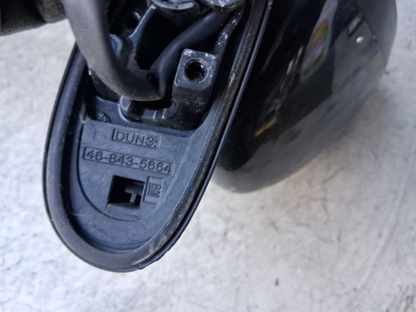 2015 VAUXHALL CORSA E NSF PASSENGER SIDE FRONT LEFT WING MIRROR BLACK 468435664