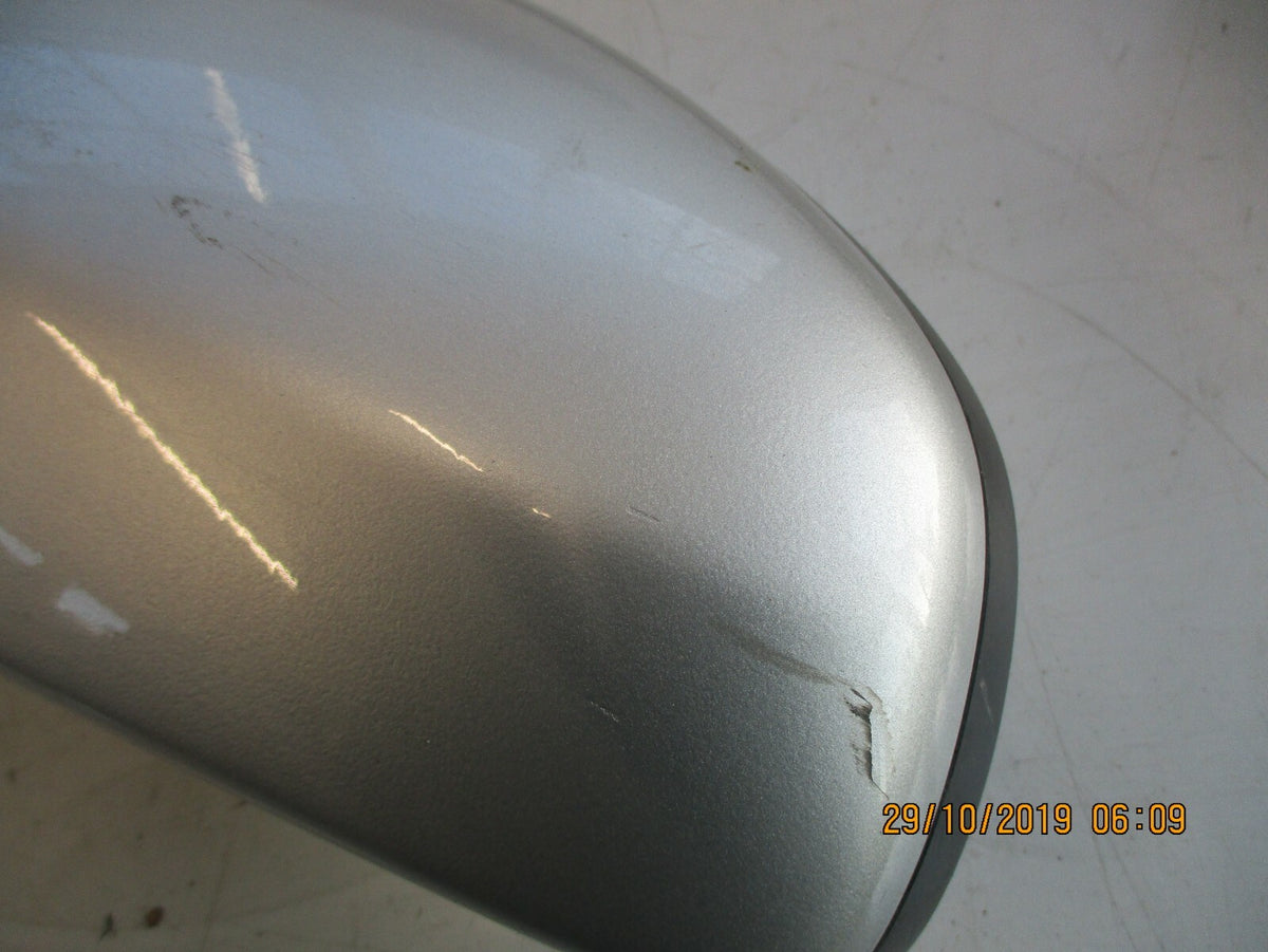 VAUXHALL VECTRA C 2005 NS PASSENGER ELECTRIC DOOR WING MIRROR SILVER 24436149