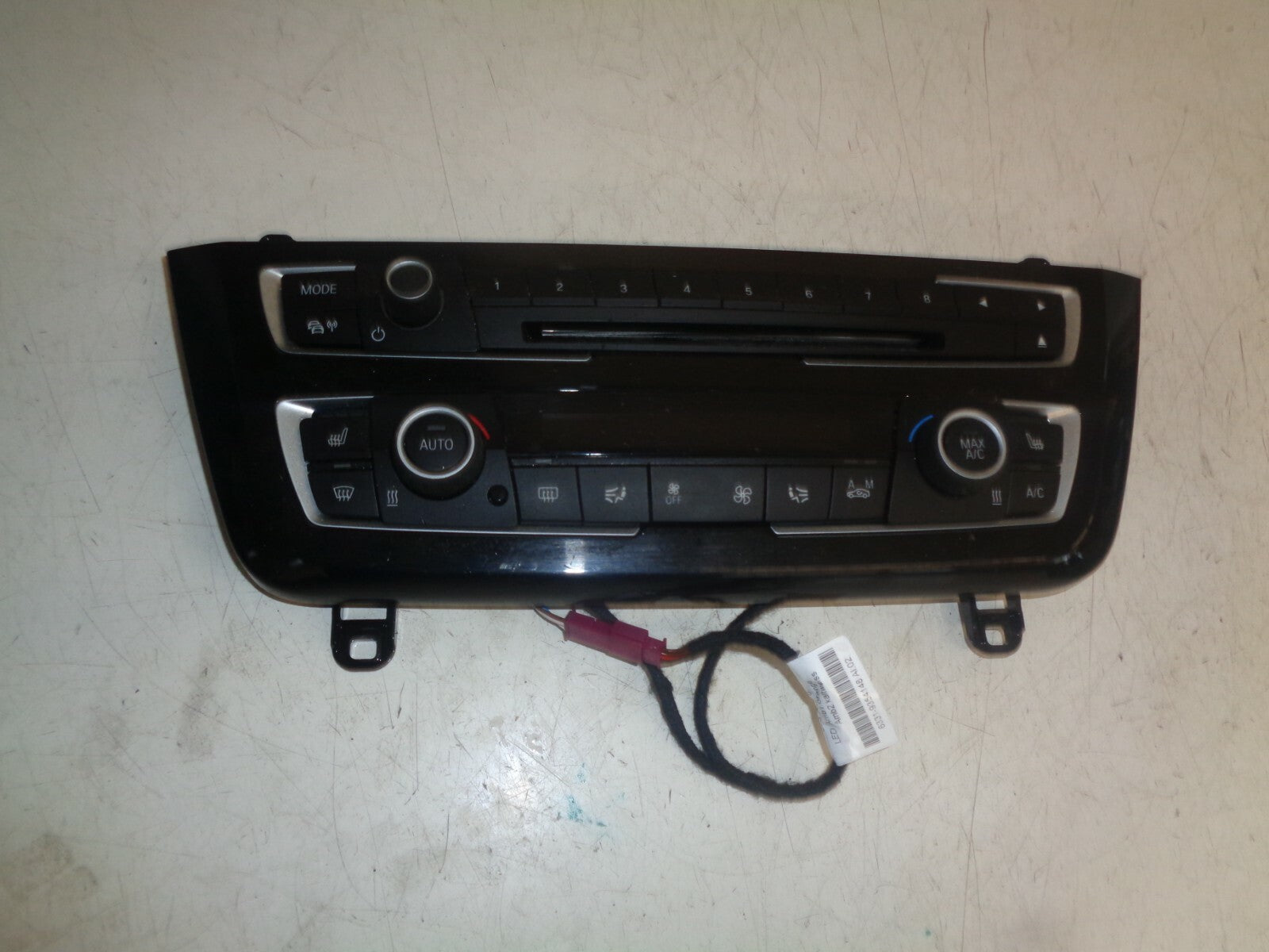 BMW 3 SERIES F30 2015 AC CONTROL PANEL & RADIO CONTROL 9363546 6814187