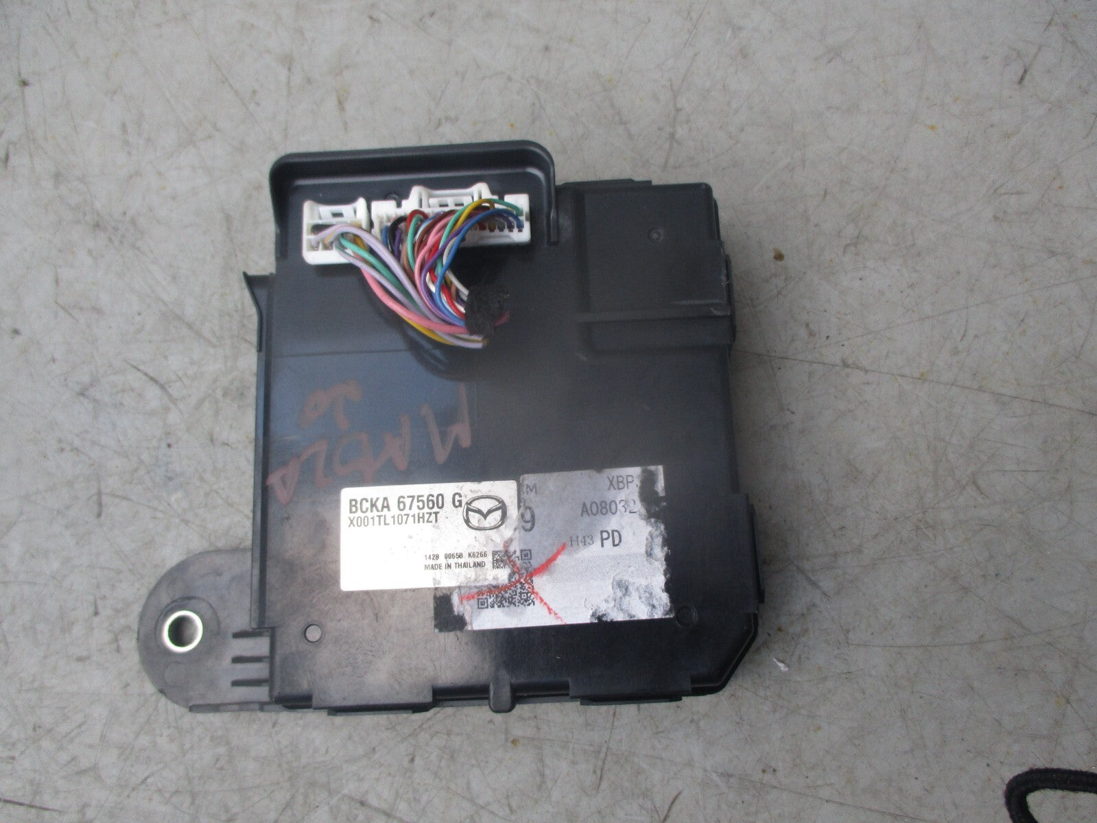 MAZDA 3 CX 30 2021 ELECTRONICS MODULE BCKA67560G