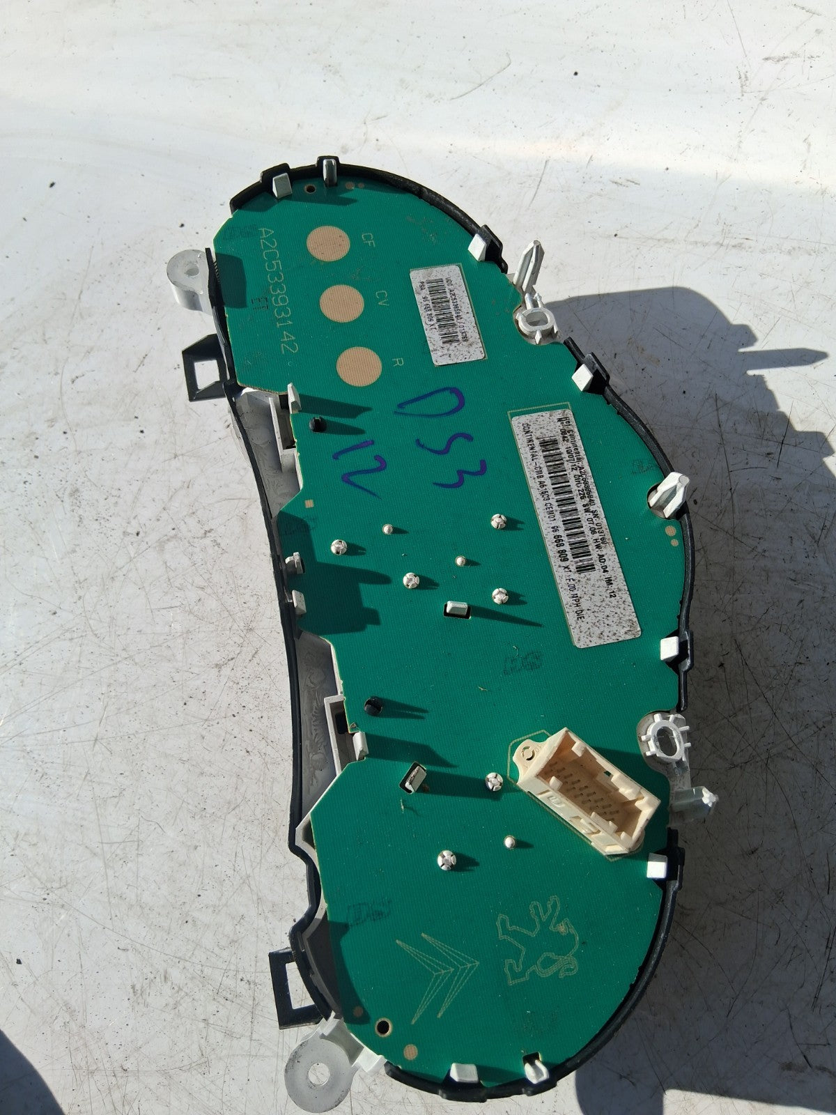 2012 CITROEN DS3 SPEEDOMETRE / INSTRUMENT CLUSTER A2C53393142