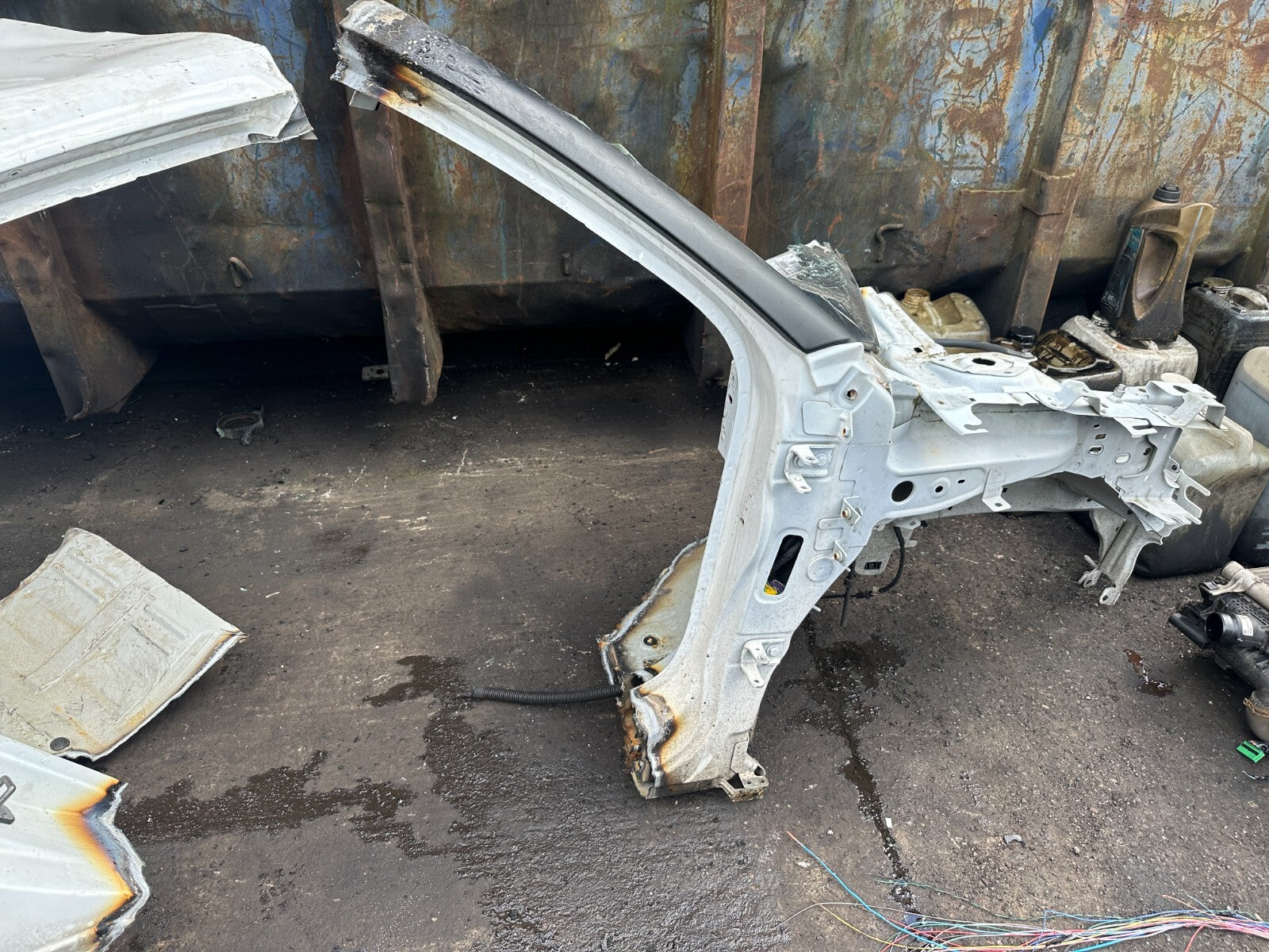 2021 CITROEN C4 MK3 OSF DRIVER SIDE FRONT FLITCH CHASSIS LEG CUT SECTION