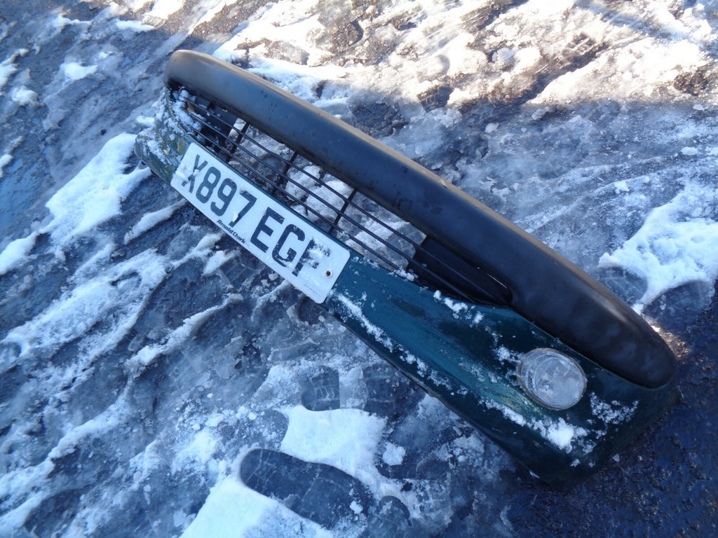 PEUGEOT 206 2001 COMPLETE FRONT BUMPER IN GREEN