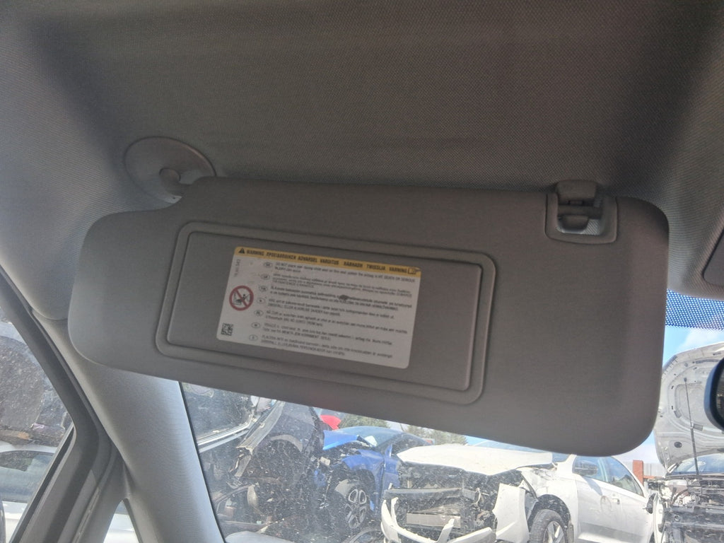 2013 VAUXHALL ASTRA J ESTATE NSF PASSENGER SIDE FRONT LEFT SUN VISOR SHADE