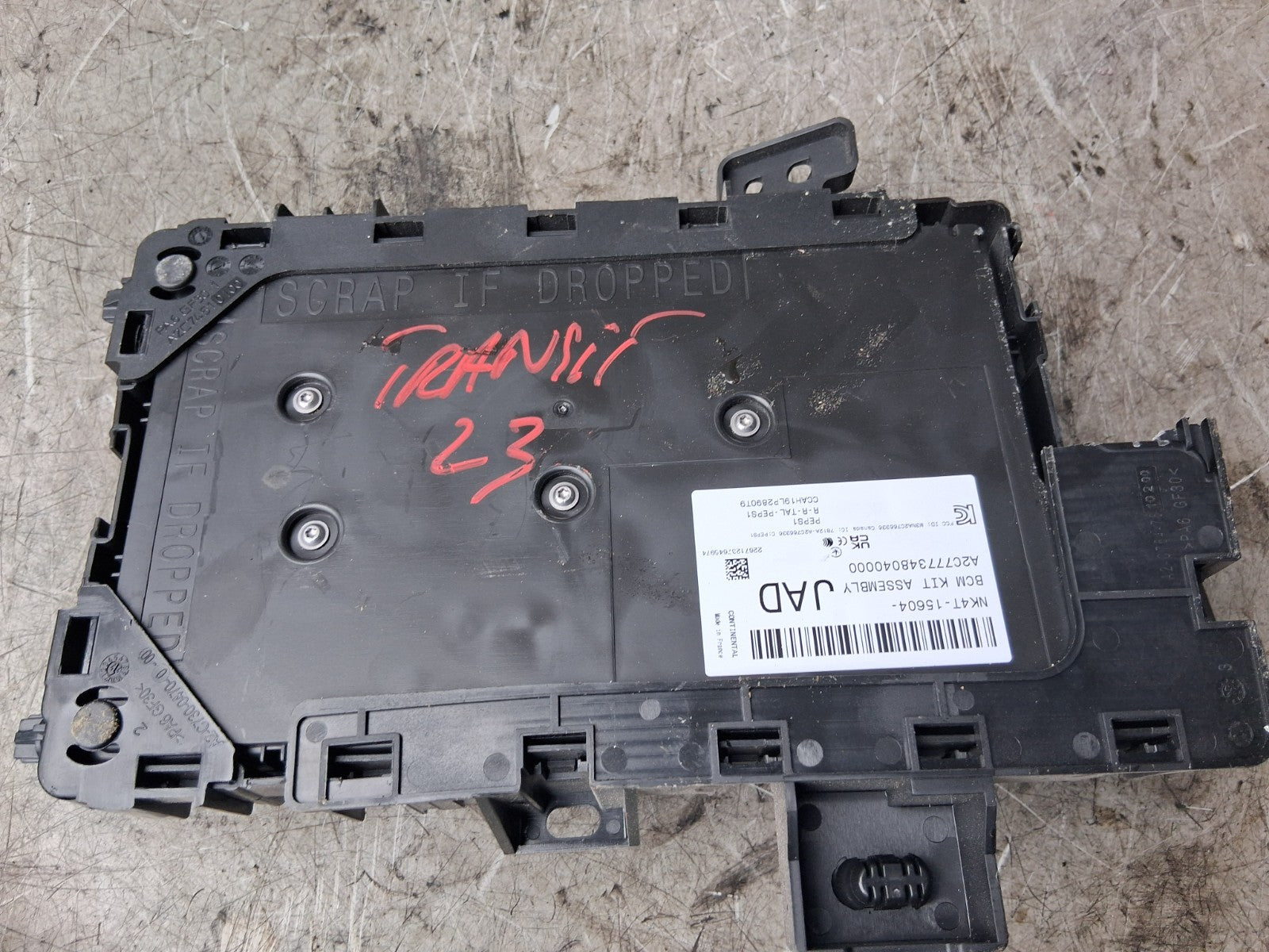 2023 FORD TRANSIT MK8 350 2.0 DIESEL BODY CONTROL UNIT BGM NK4T15604