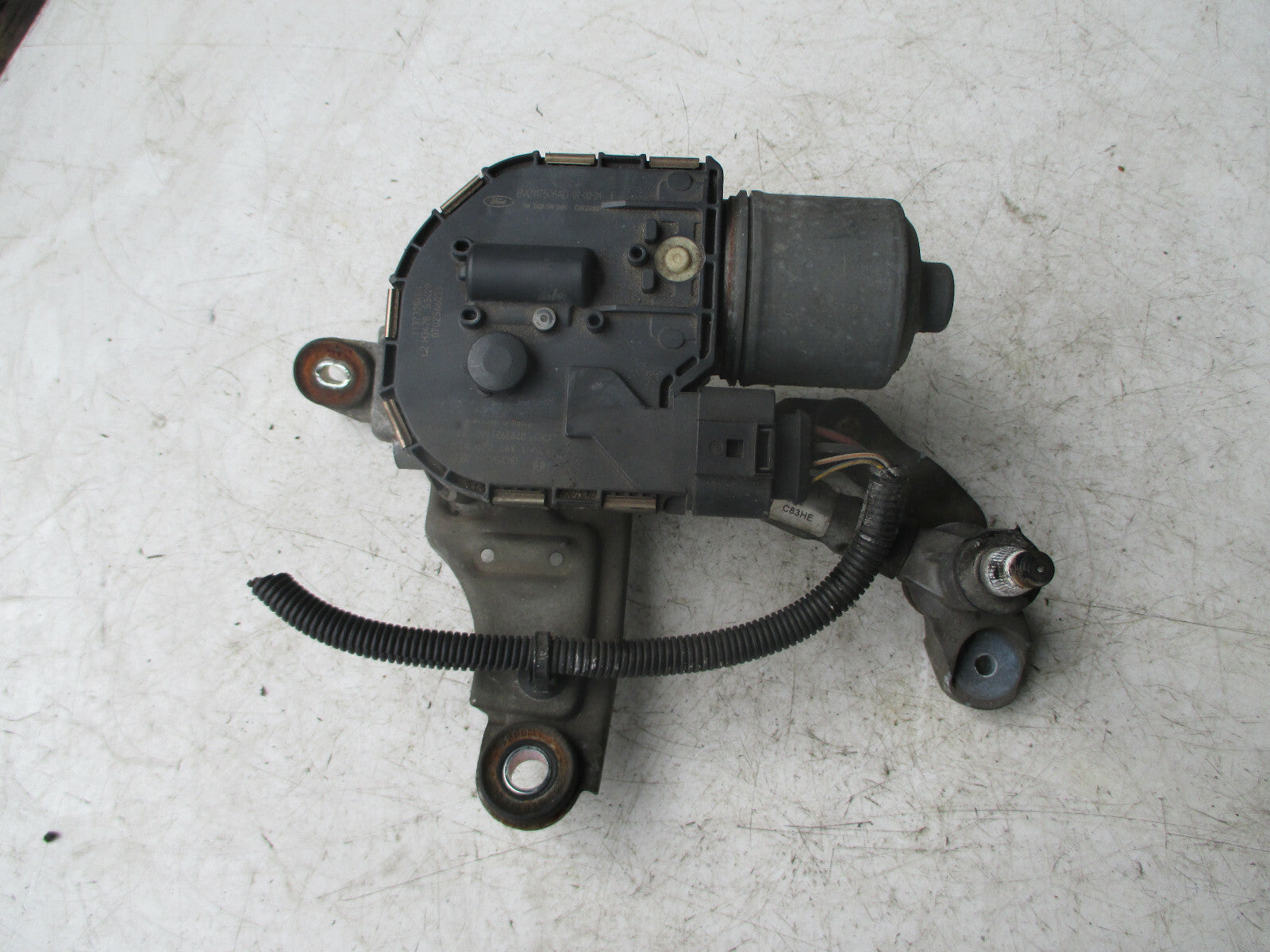 FORD S MAX S-MAX 2007 NSF PASSENGER FRONT WINDSCREEN WIPER MOTOR 6M21-17504-AH
