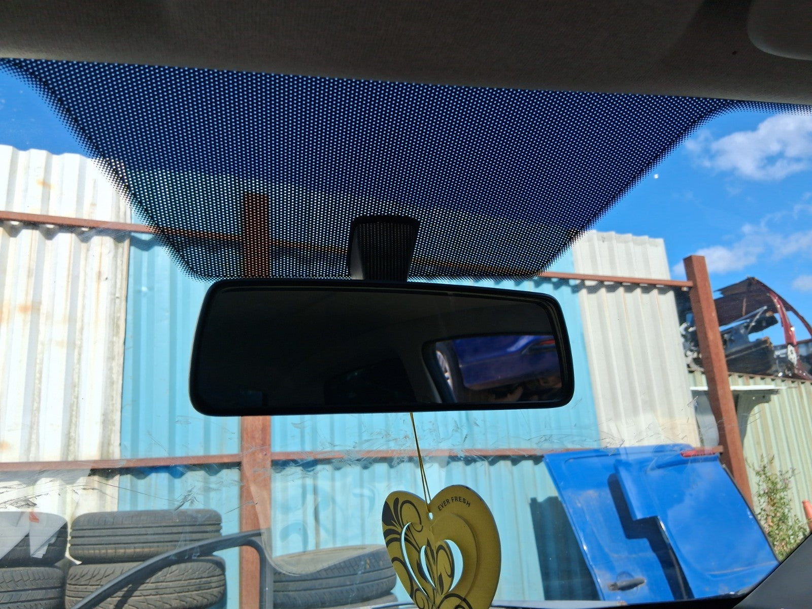 2011 VW VOLKSWAGEN FOX INTERIOR REAR VIEW MIRROR