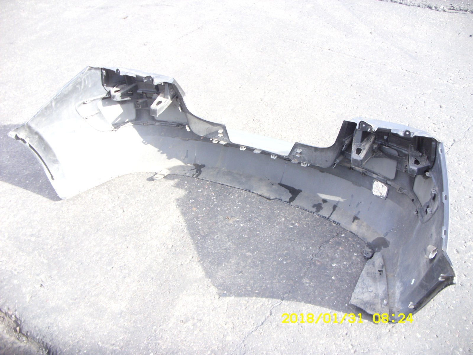 RENAULT MEGANE MK2 PRE FACELIFT 2006 HATCHBACK REAR BUMPER BLACK