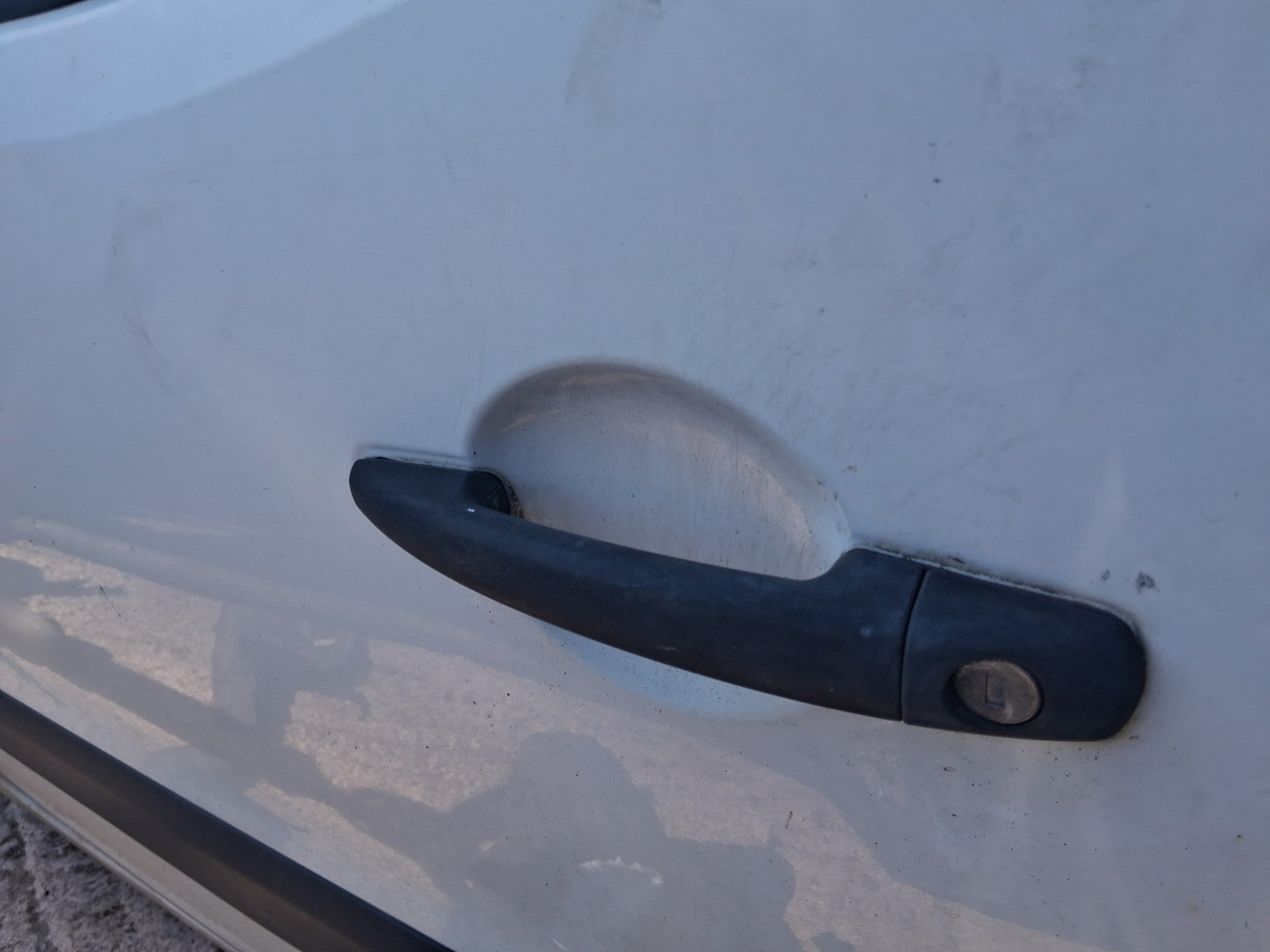 2015 PEUGEOT PARTNER MK2 NSF PASSENGER SIDE FRONT LEFT EXTERIOR DOOR HANDLE