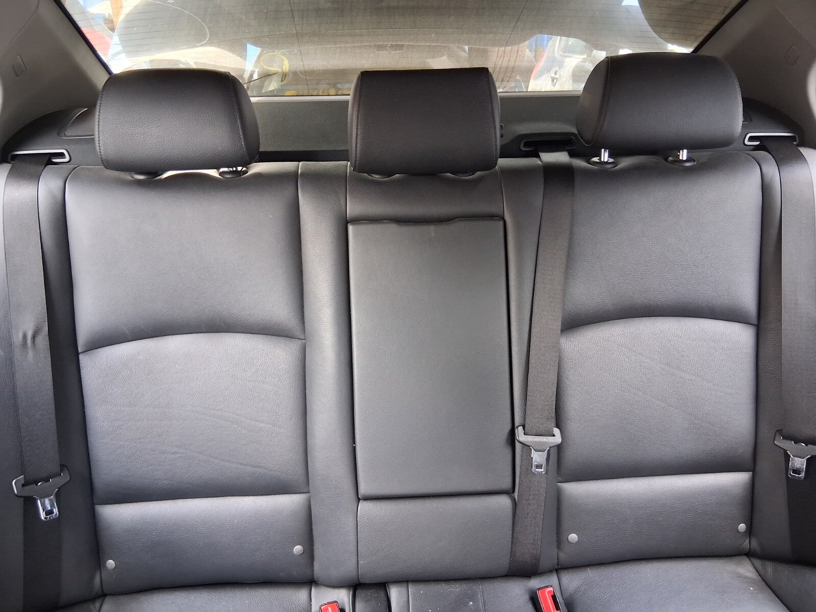 2012 BMW 5 SERIES F10 REAR BACK SEAT CENTER CONSOLE BENCH SEAT COMPLETE LEATHER
