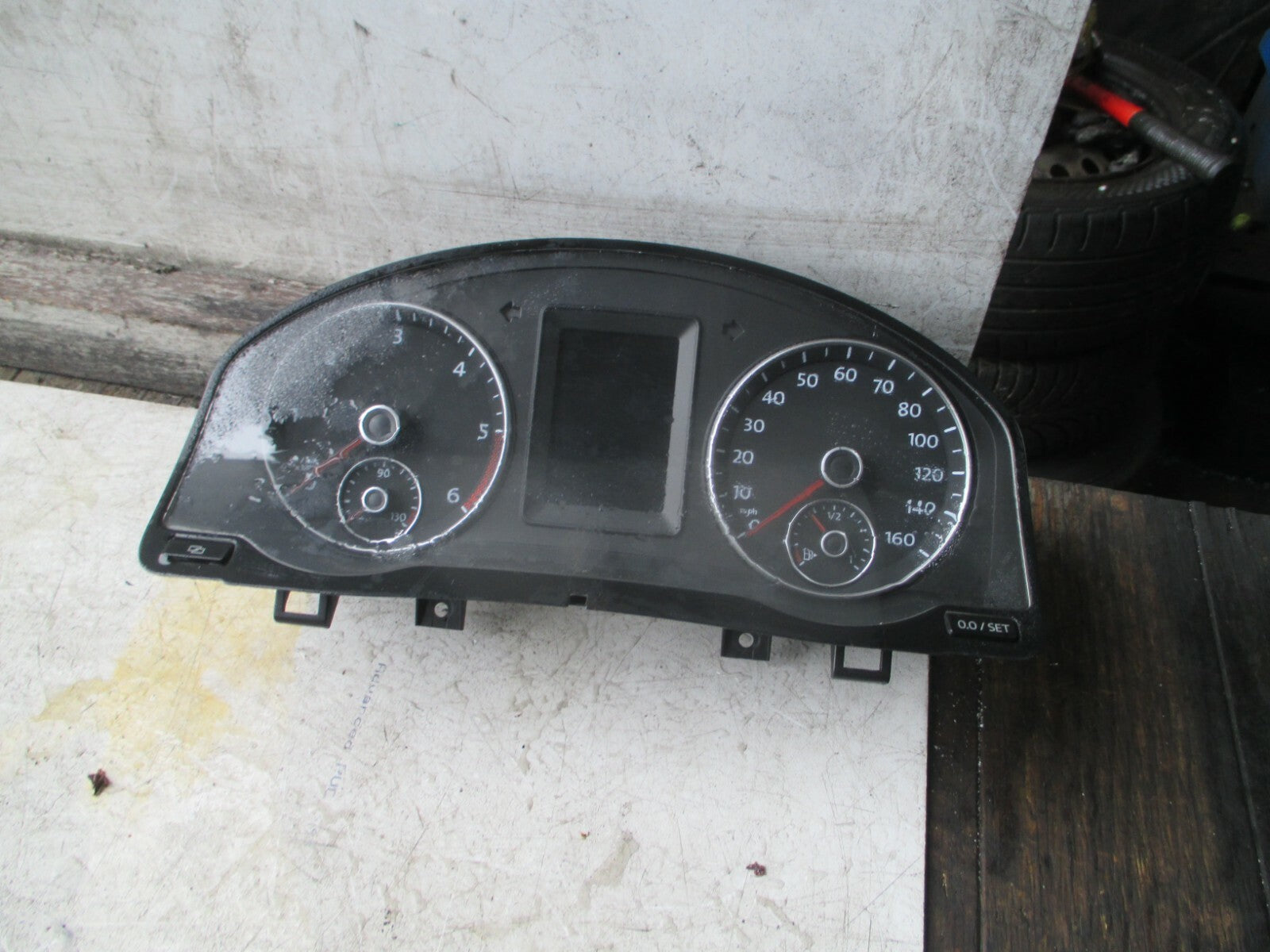 VOLKSWAGEN GOLF PLUS 2012 SPEEDOMETER INSTRUMENT CLUSTER 5M0920972A