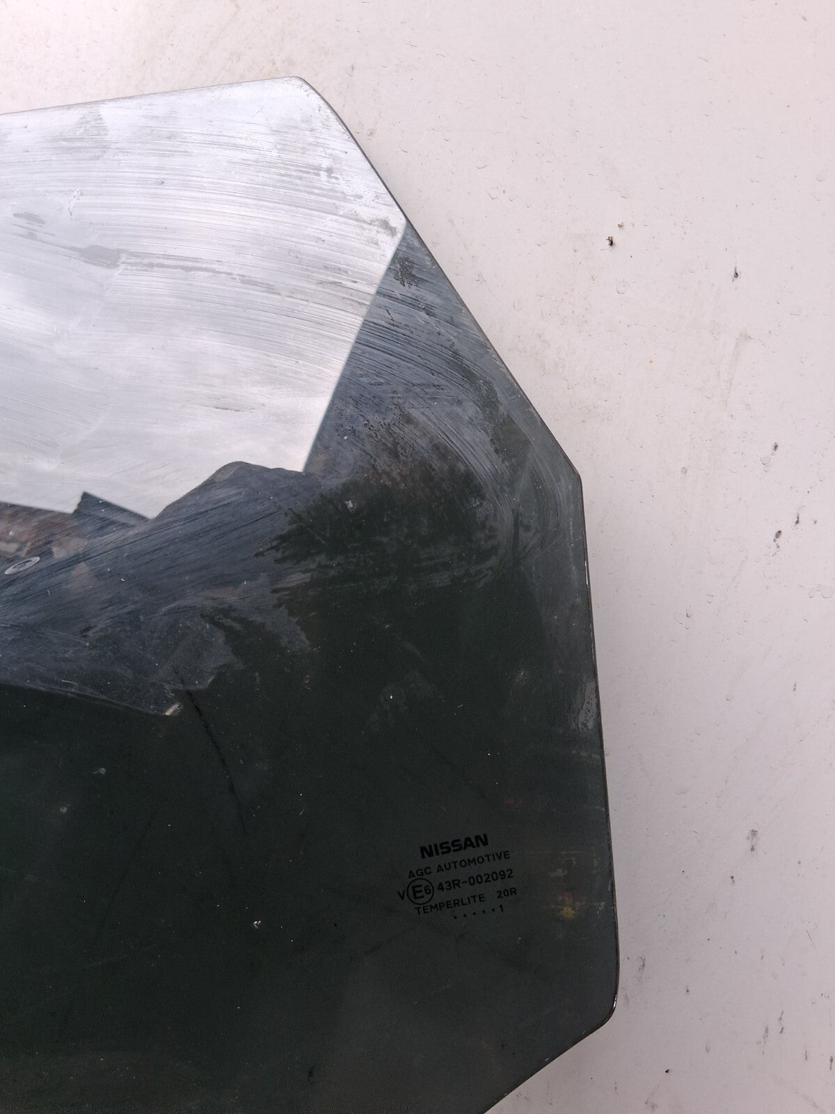 2021 NISSAN QASHQAI MK2 J11 NSR PASSENGER SIDE REAR LEFT WINDOW GLASS 43R002092