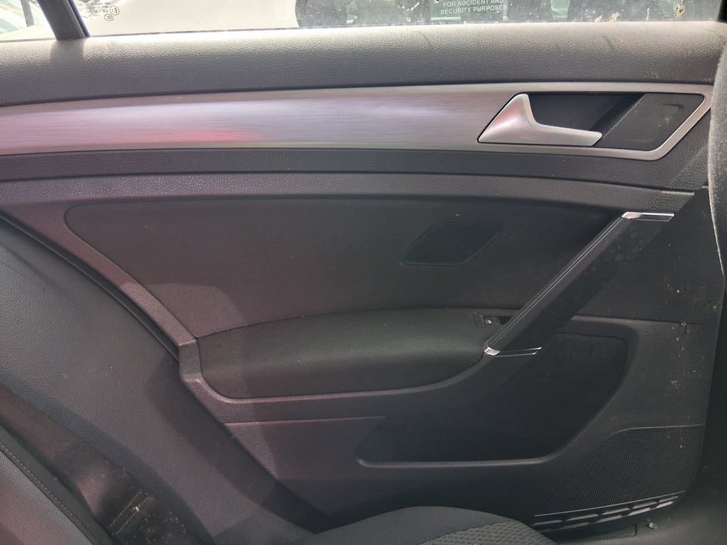 2016 VOLKSWAGEN GOLF MK7 NSR PASSENGER SIDE REAR LEFT DOOR CARD