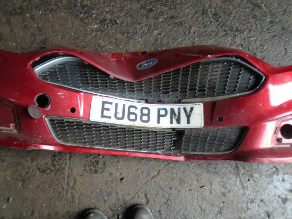FORD S MAX MK2 2018 FRONT BARE BUMPER DAMAGED RUBY RED